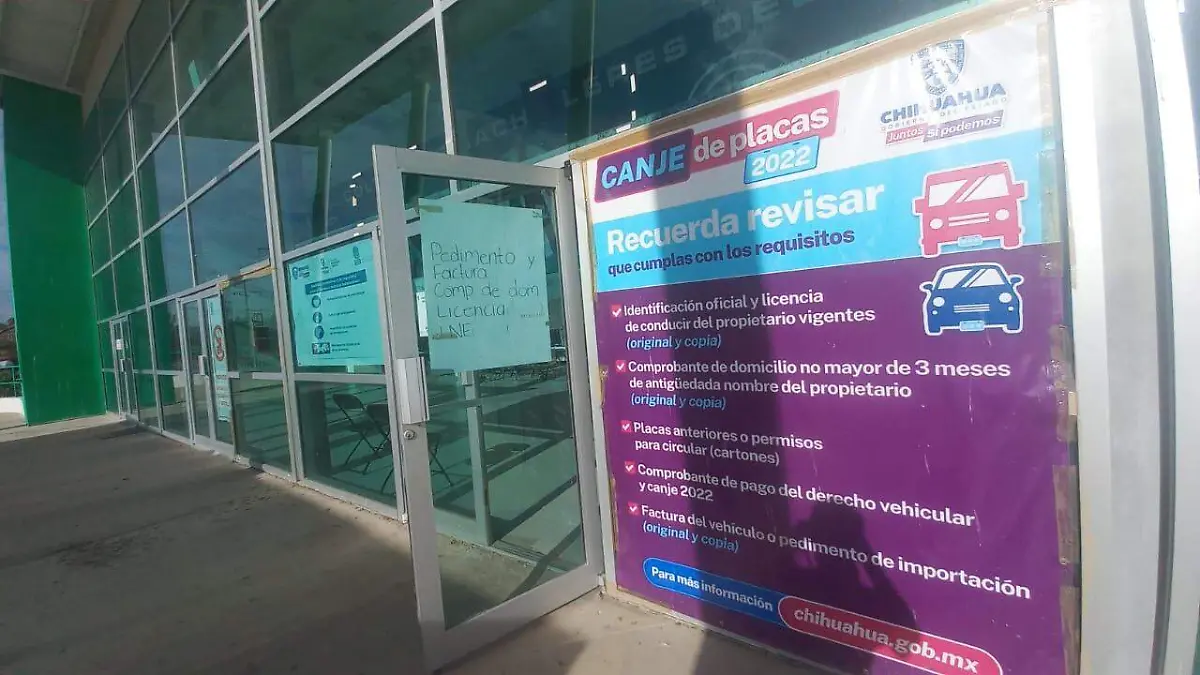 Cierran macro módulos para canje de placas