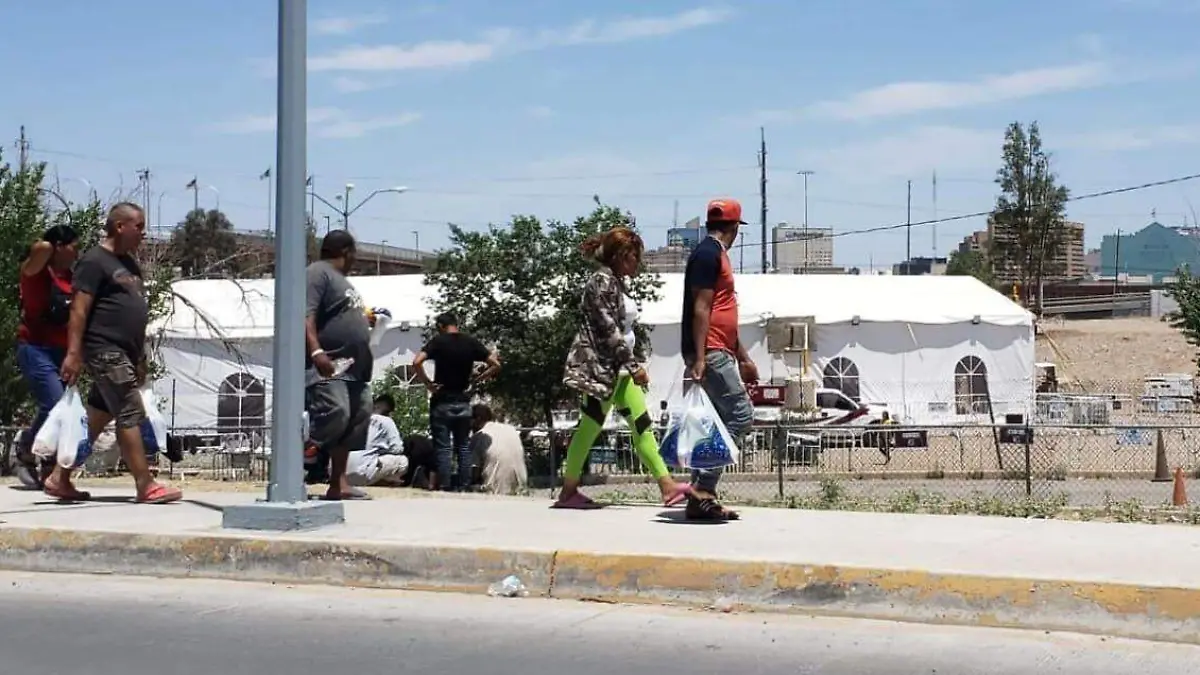 Migrantes en Juárez