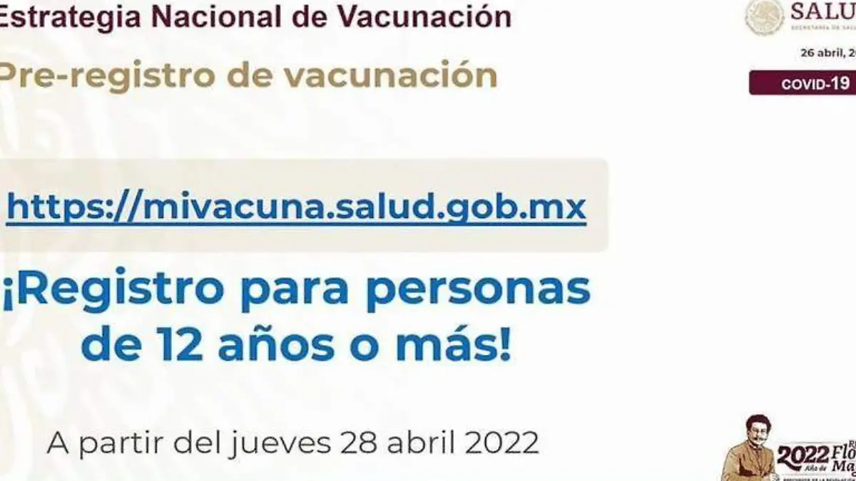 registro vacuna niños