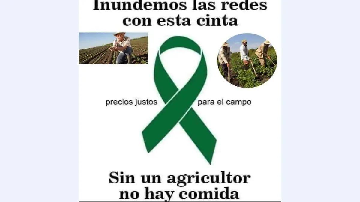 Slogan con el que promocionan kla causa campesina 