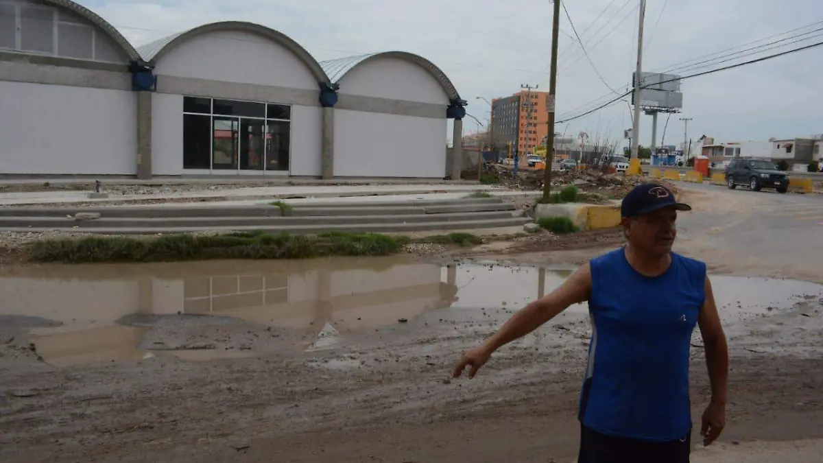 Fraccionamiento inundado