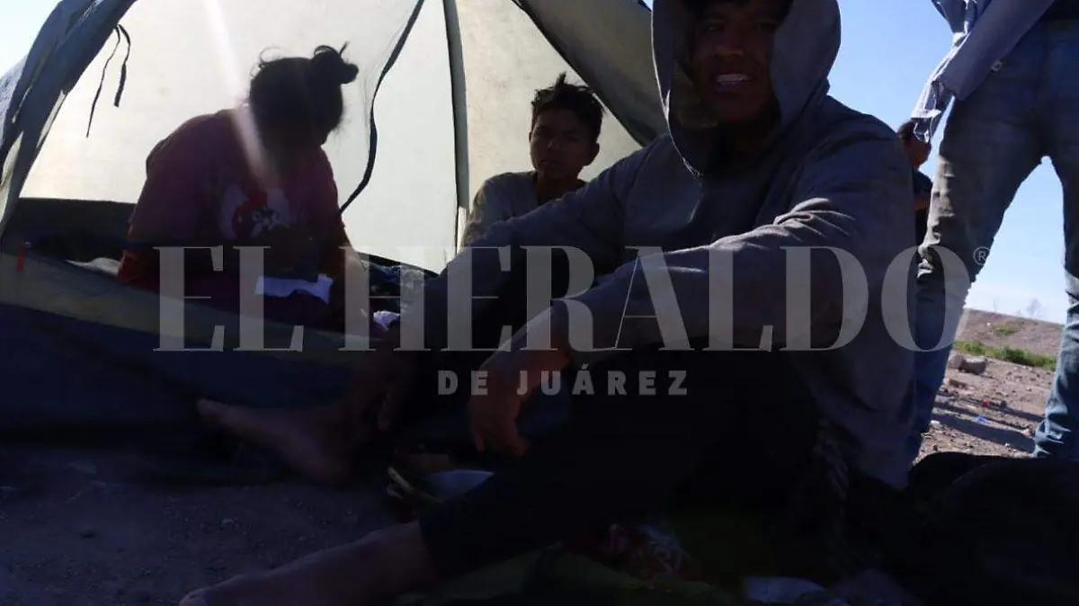 campamento de migrantes