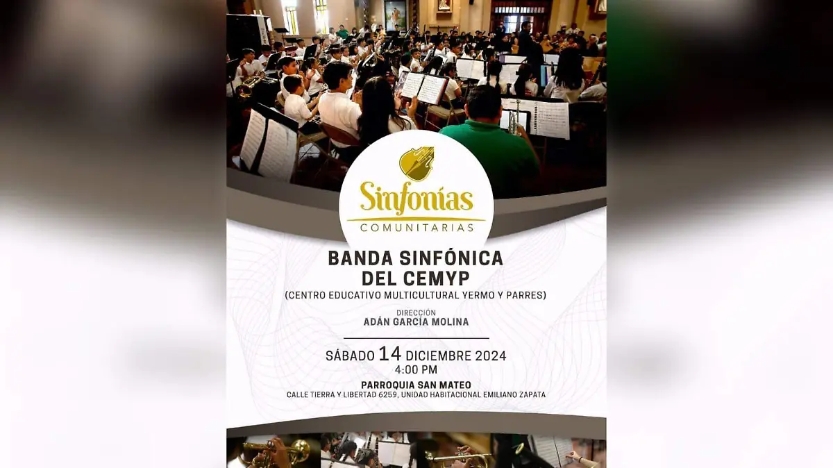Invitan a evento sinfonías musicales