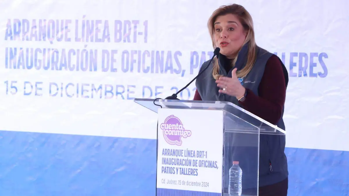 Gobernadora discurso BRT I