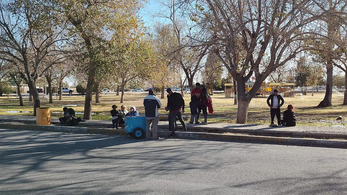 Migrantes fueron escoltados a El Chamizal