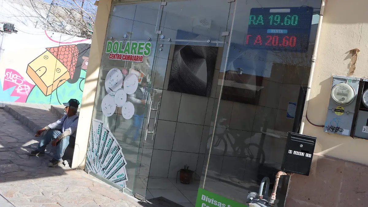 Centro cambiario, dólar