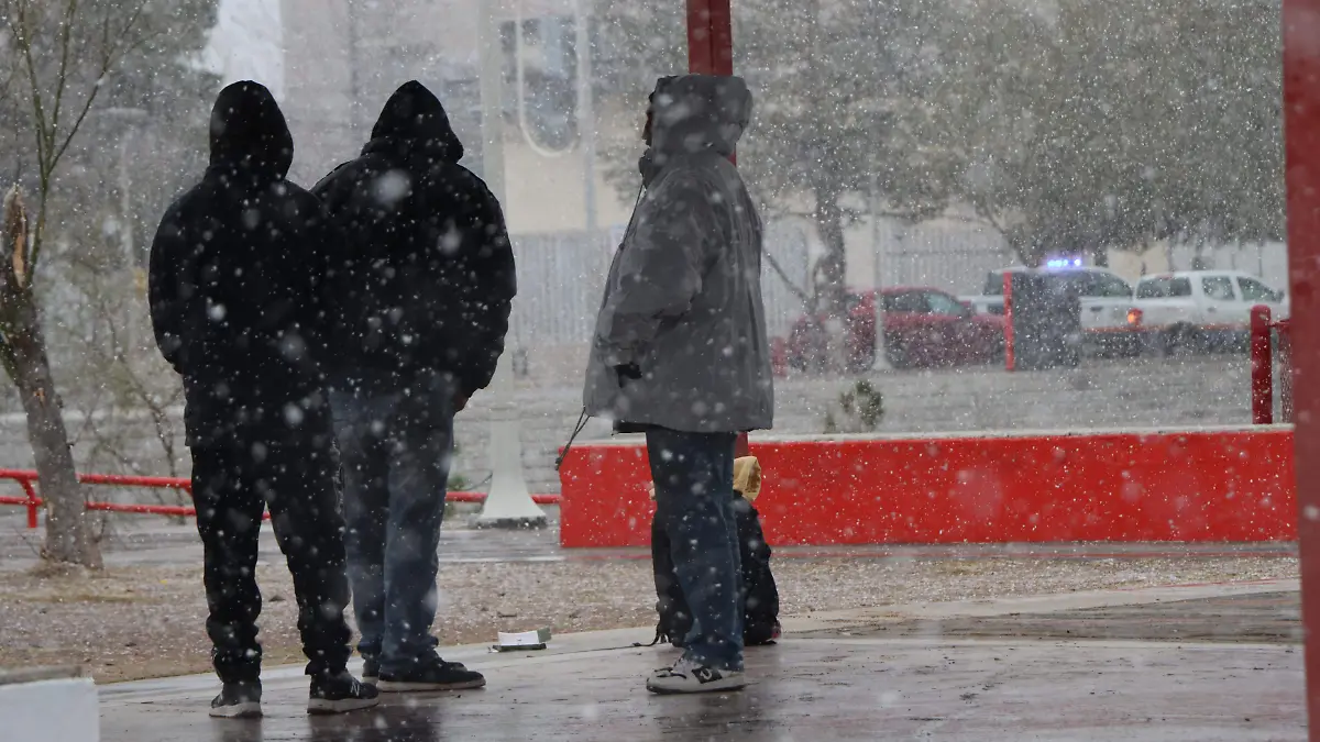 Primer nevada del 2025 en Ciudad Juárez 