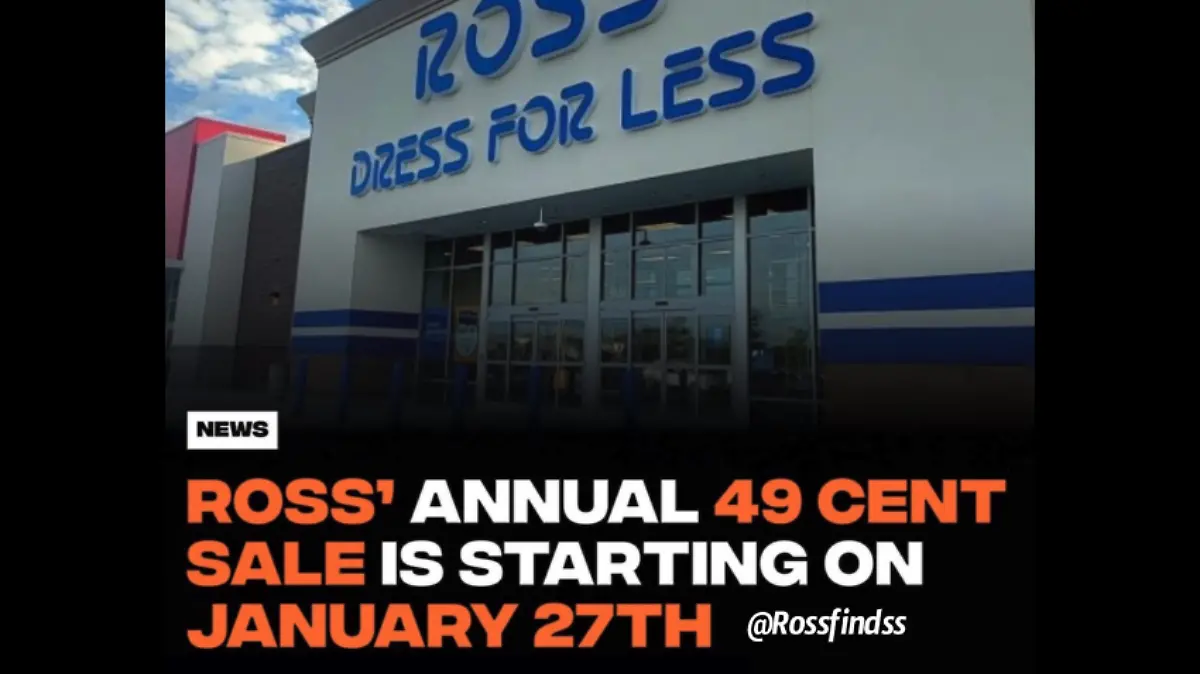 Venta de liquidación en Ross