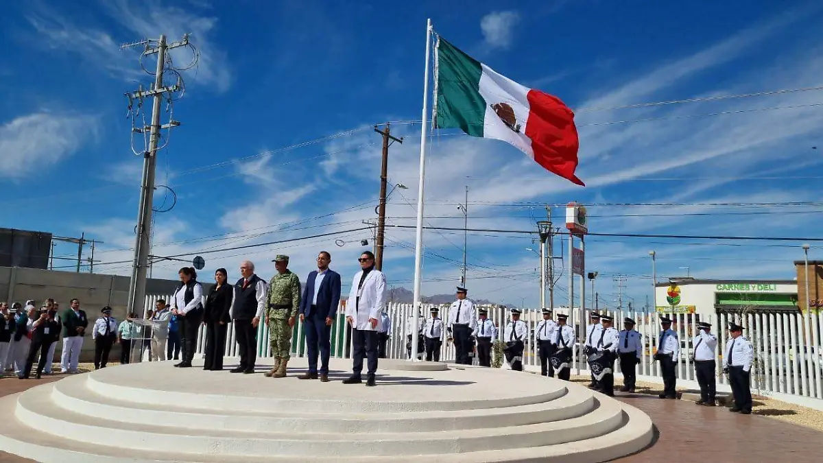 Izamiento bandera