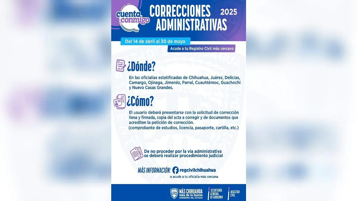 Programa de Correcciones Administrativas 2025