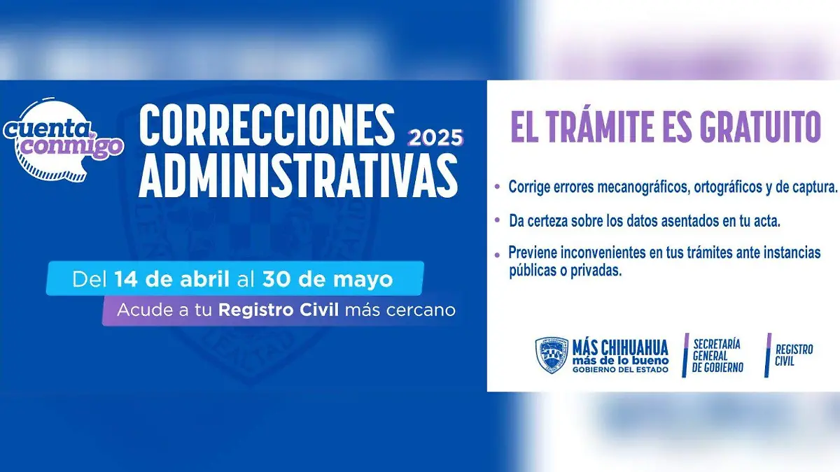 Programa de Correcciones Administrativas 2025