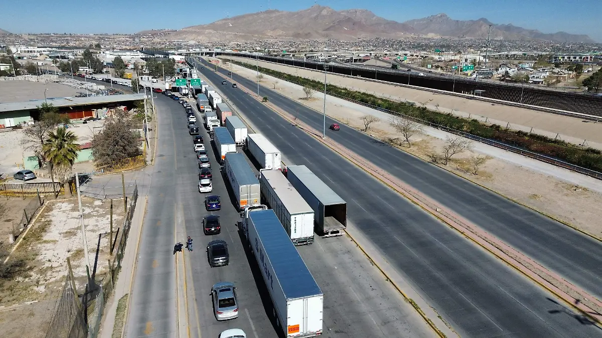 Filas de trailers 
