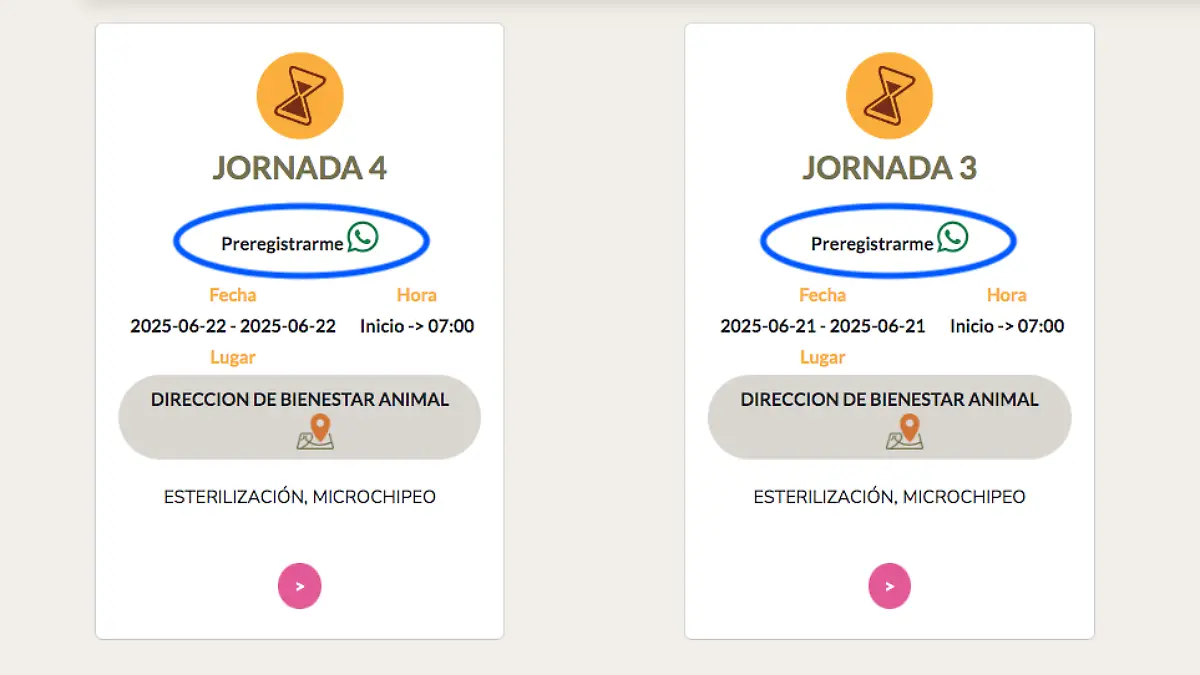 Campaña de esterilización