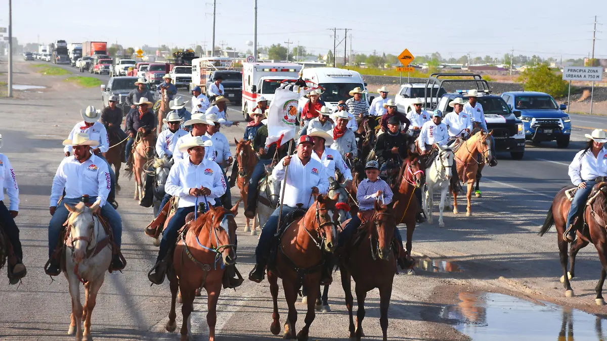 Cabalgata en Ahumada 