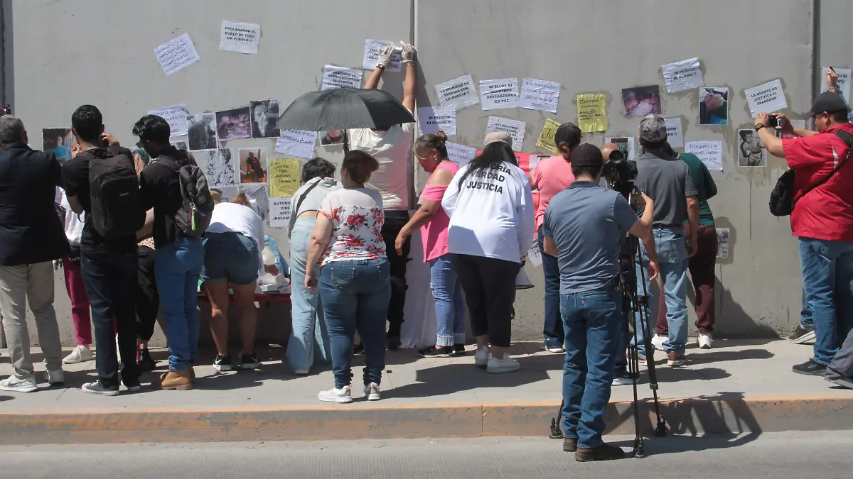 Familiares de el crematorio plenitud se manifiestan en fiscalía