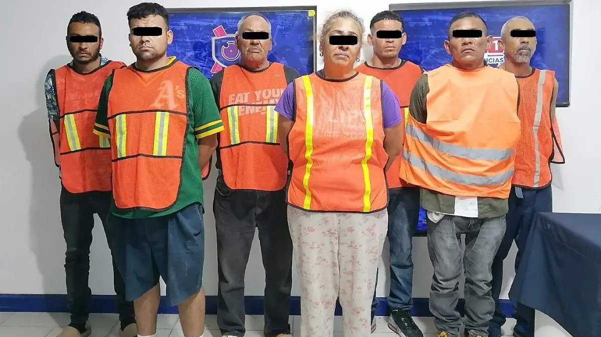Siete DEtenidos