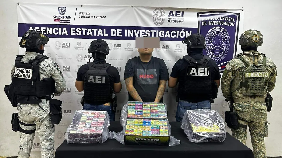 Detenido vapeadores