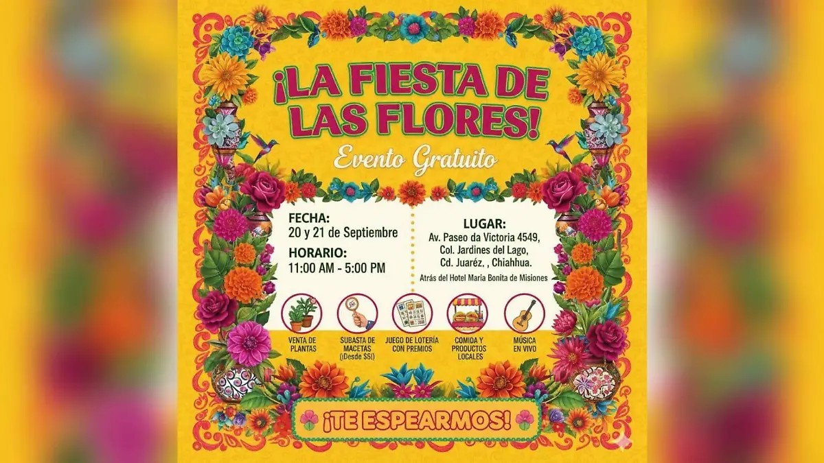 Fiesta de las flores 2025