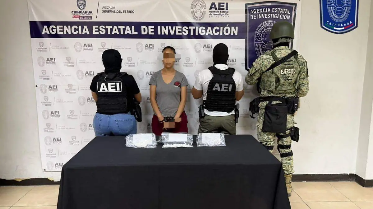 mujer droga