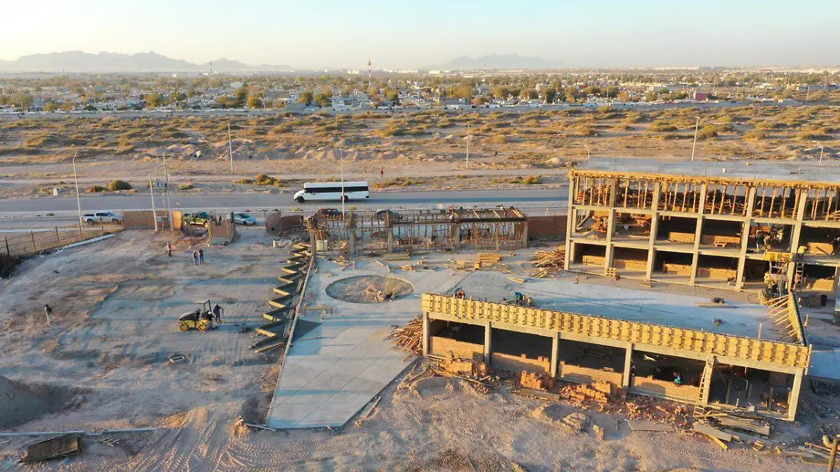 Avanza 90% la construcción del nuevo CBTIS 291 en Ciudad Juárez