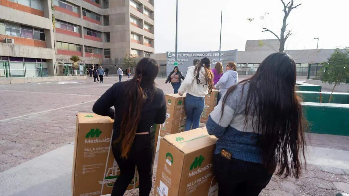 Partido Verde dona sillas de ruedas al IMSS de Ciudad Juárez