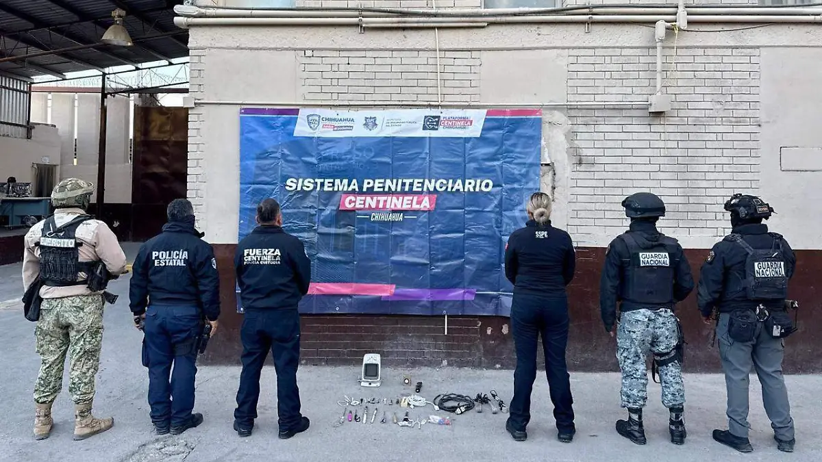 Operativo extraordinario refuerza la seguridad en el CERESO No. 3 de Ciudad Juárez