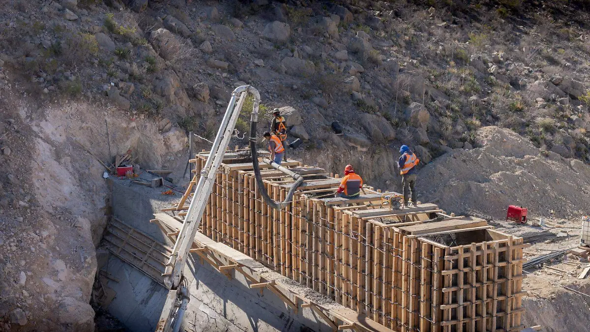 Presa Filtro II alcanza 91% de avance y reforzará protección ante lluvias extremas en Juárez