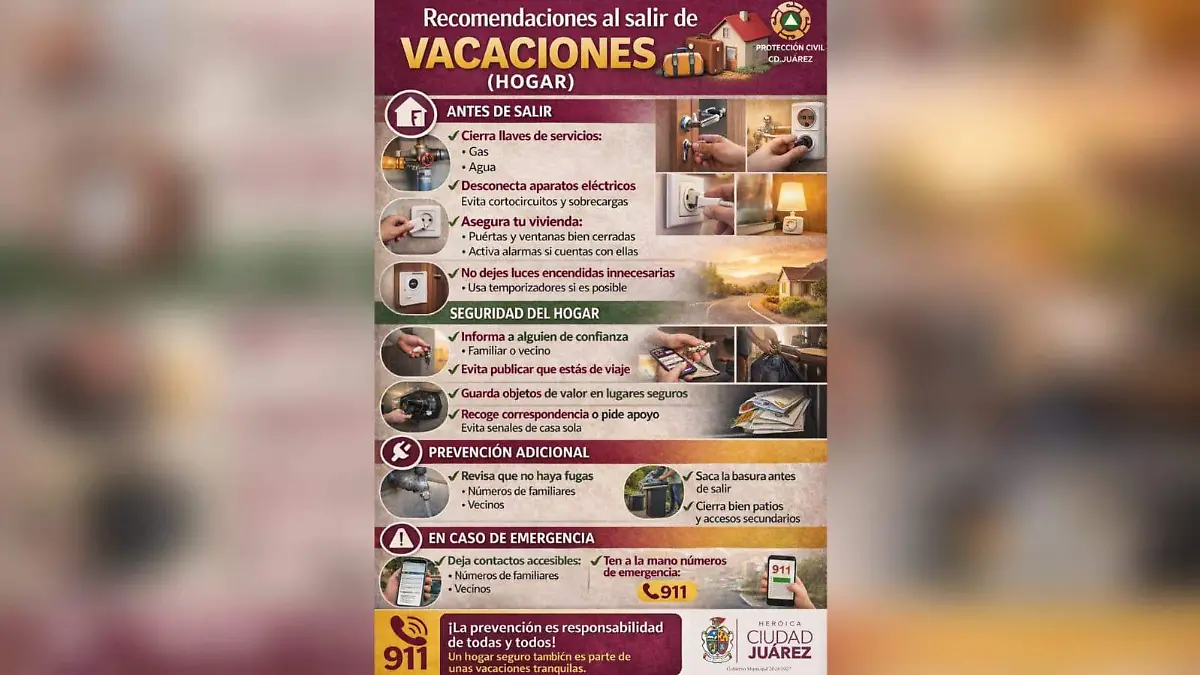 Vacaciones seguras