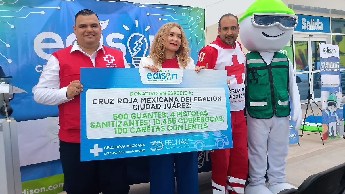 Edison dona insumo médico a OSC con vinculación FECHAC (3)