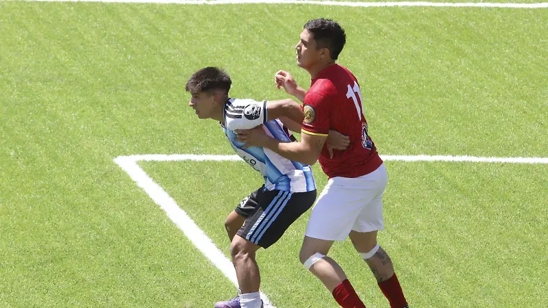 Argentina contra Venezuela, y logra su pase al derrotar a Argentina en el 2 do partido de el día.