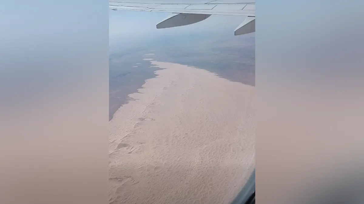 Dunas desde el avión_