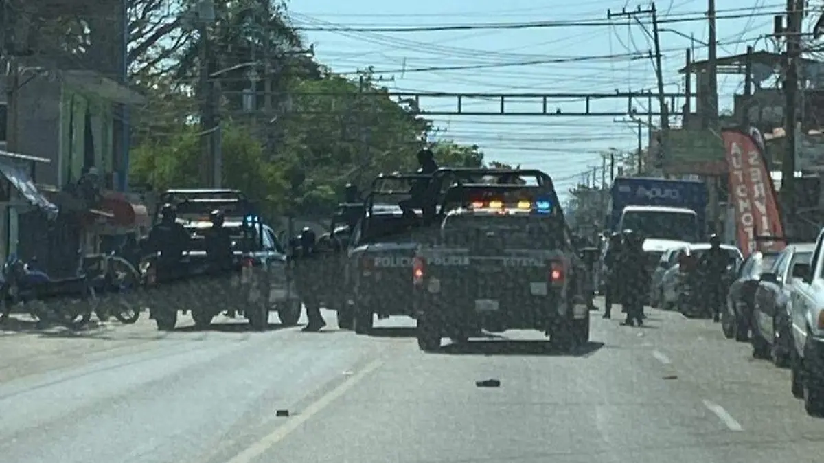 Parte del Operativo en Indeco