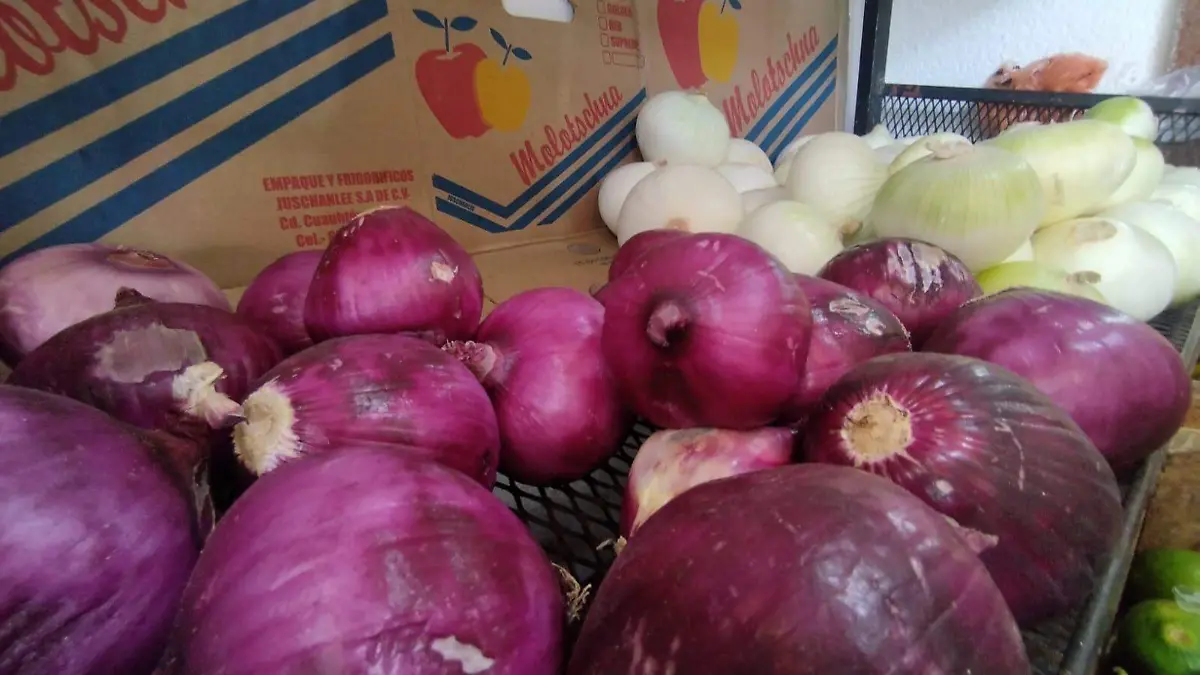 Cebolla blanca y morada