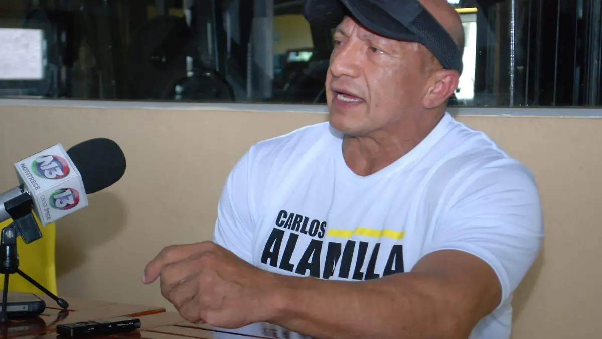 Carlos Alamilla propietario del Gimnasio Alamilla