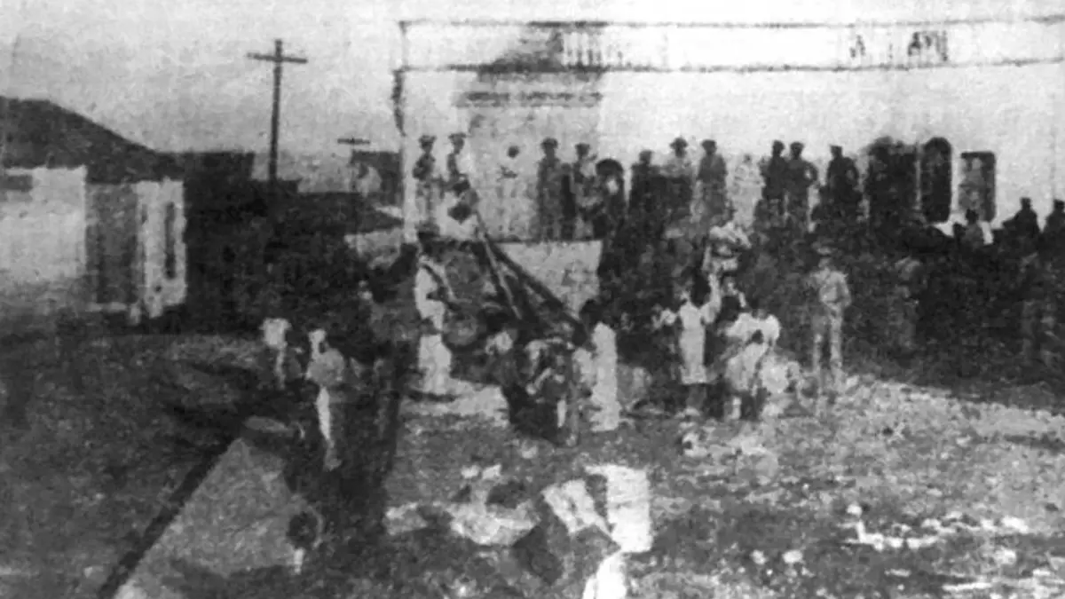 Destruccion de templo catolico