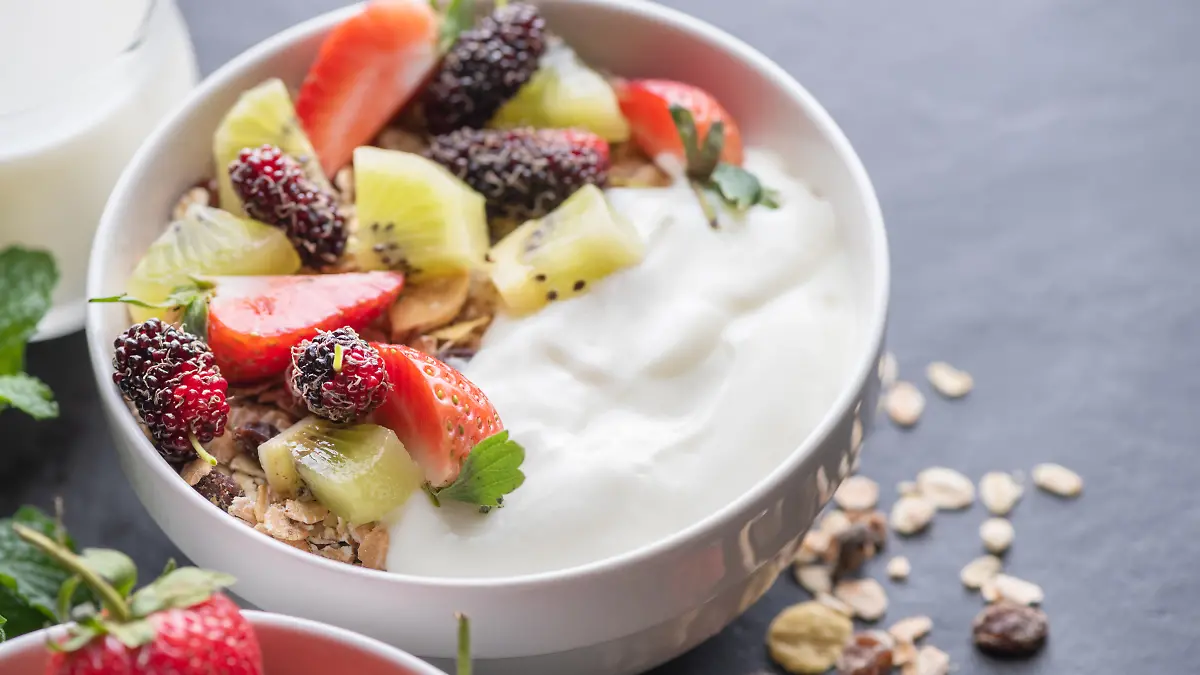 Yogurt con frutos 