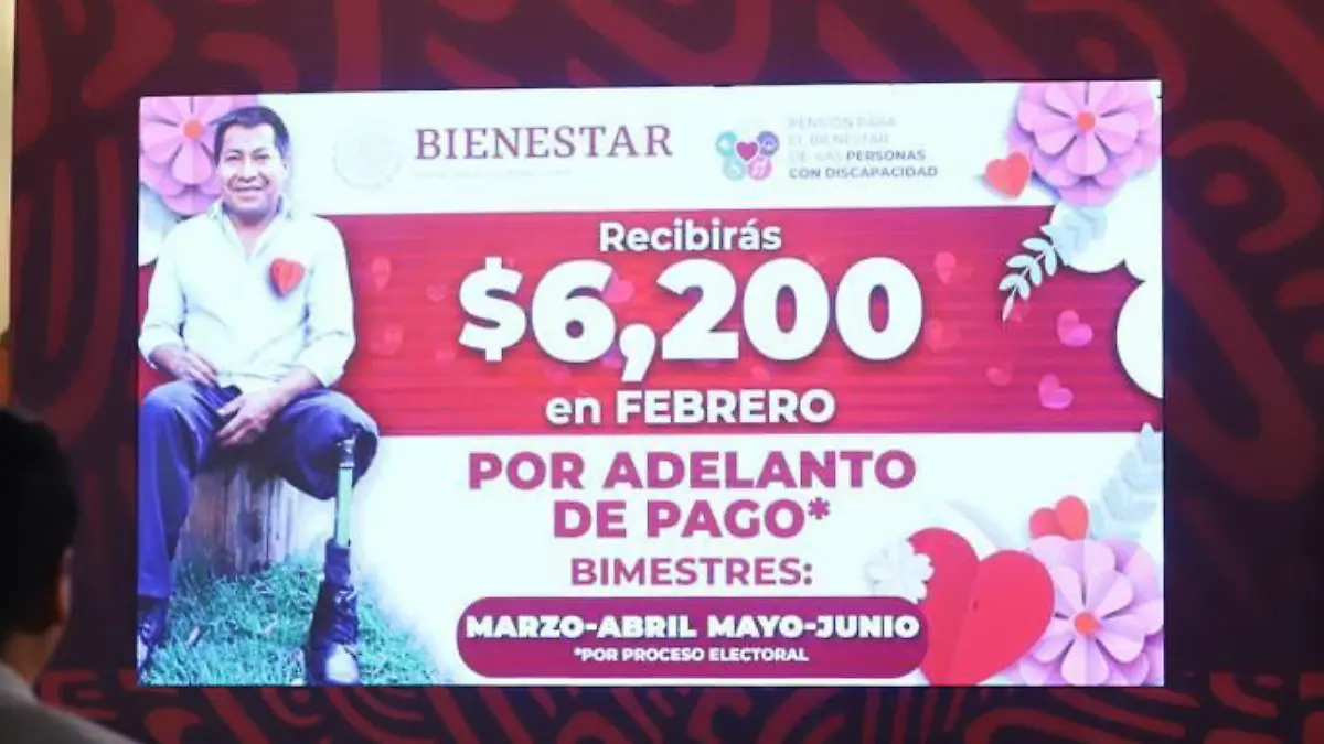 Pagos de personas con discapacidad