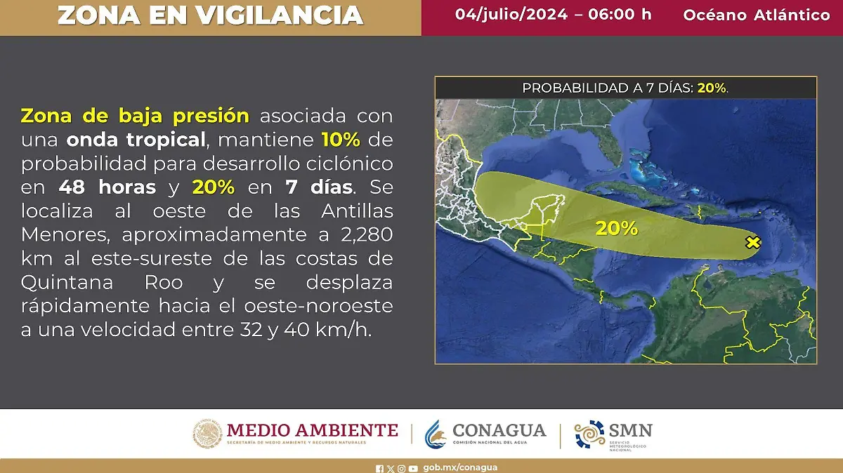 Mapa satélite onda tropical 7