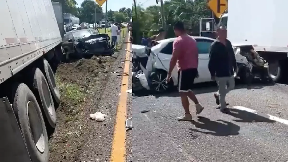 choque en carretera