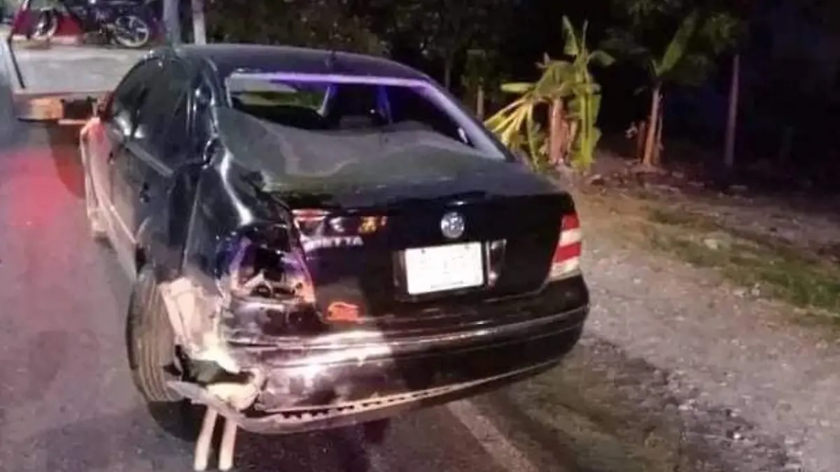 auto chocado