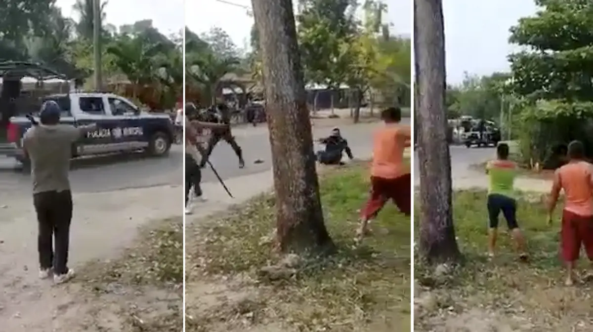 policias-enfrentamientocunduacan