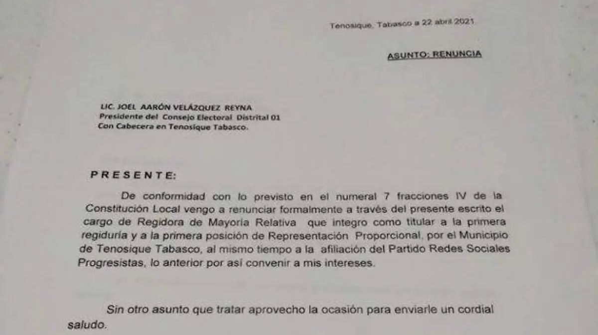 Renuncia-Tenosique