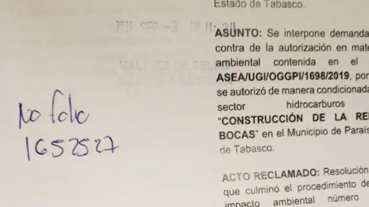 denuncia refinería