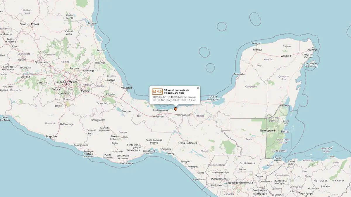 Sismo-Cárdenas