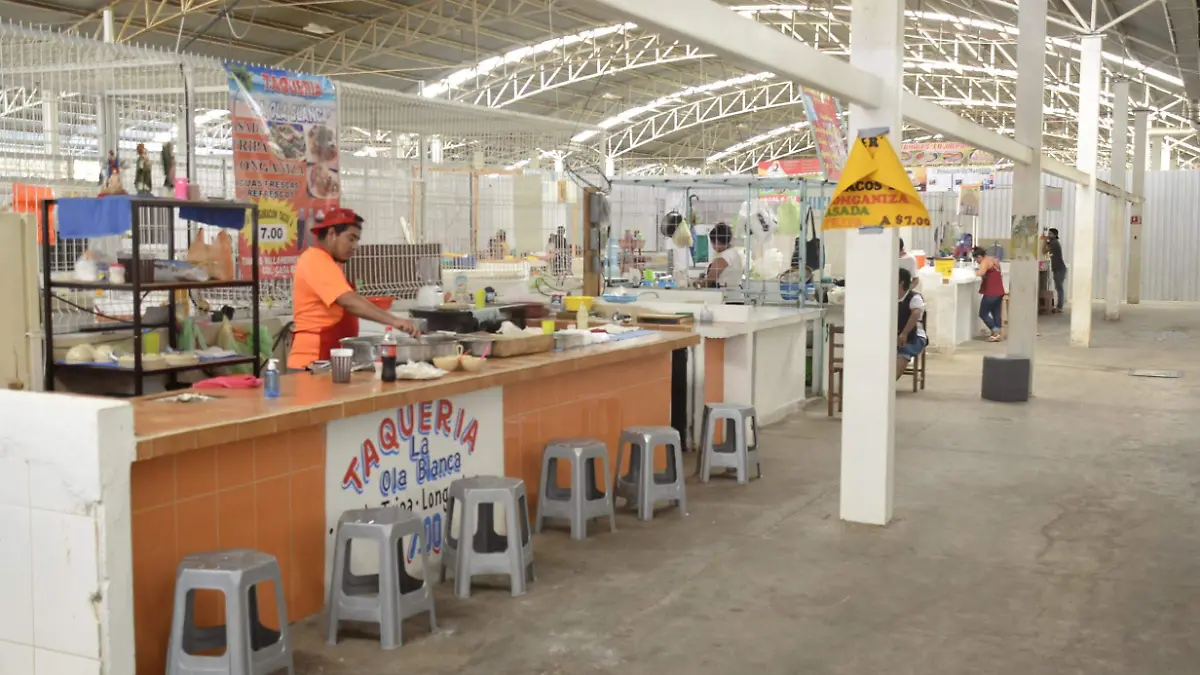 MERCADO DE AMBULANTES VACIO EN ABANDONO-JCH93