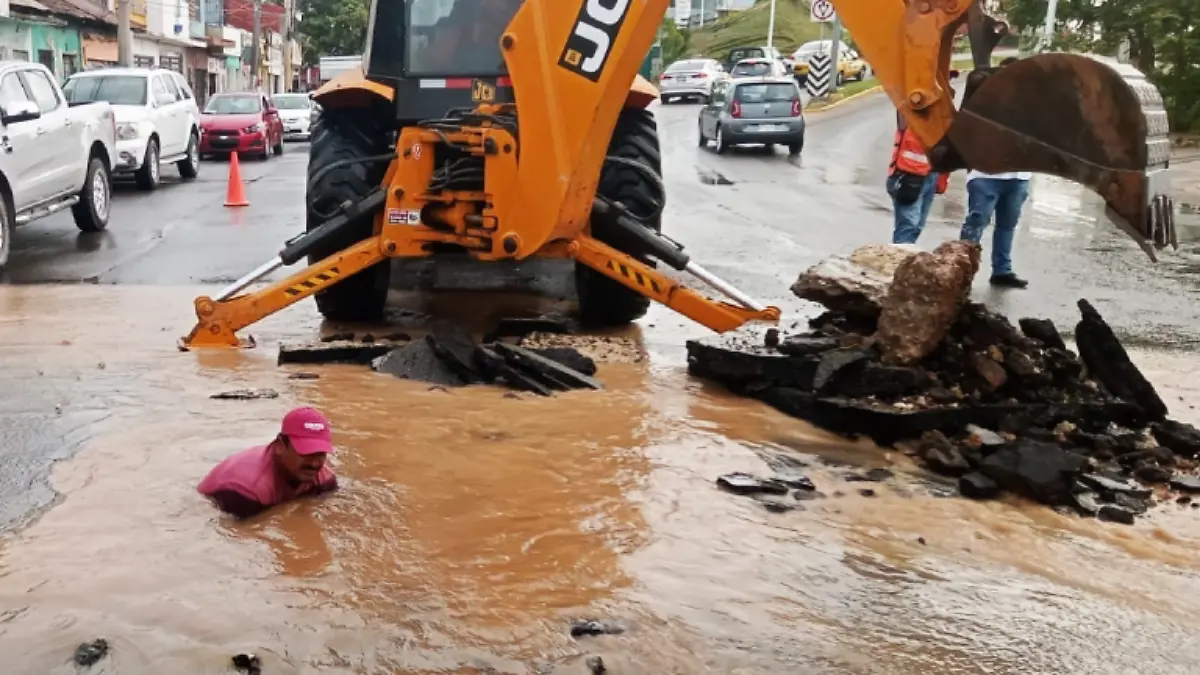 fuga de agua La Polvora