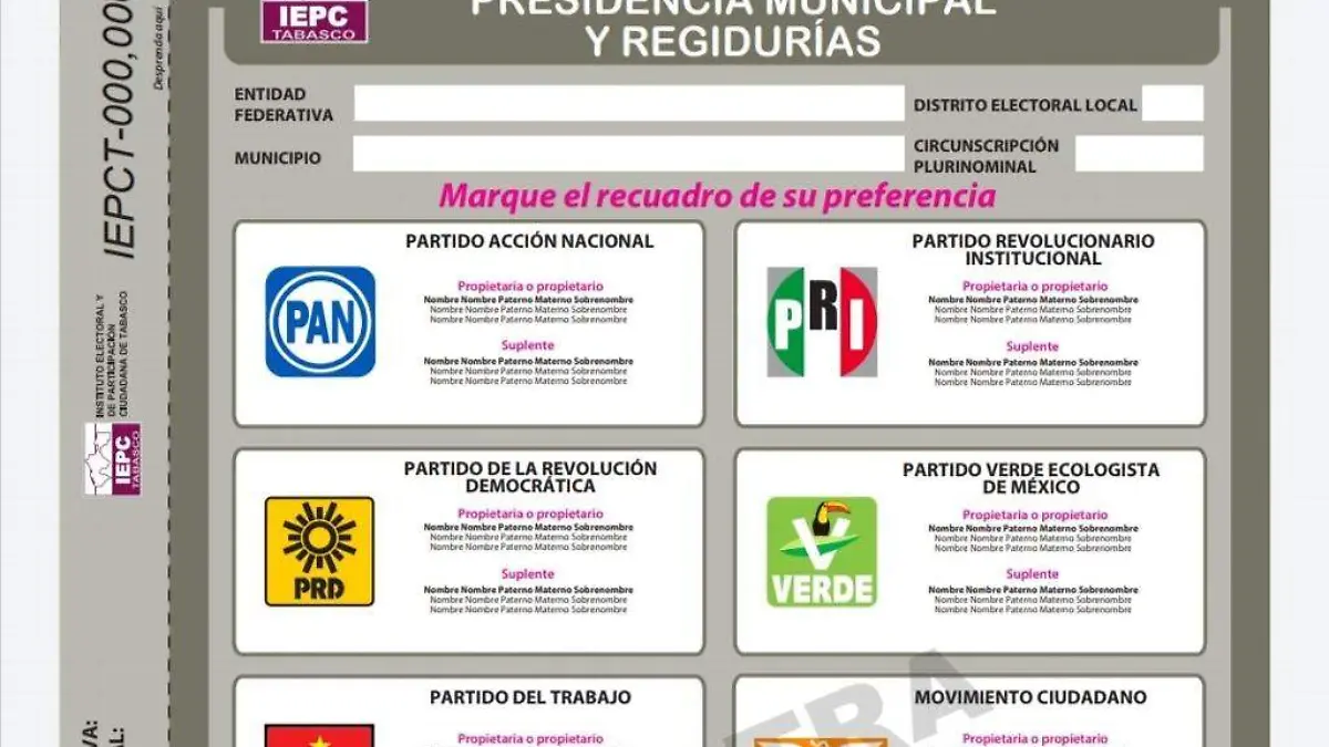 boletas