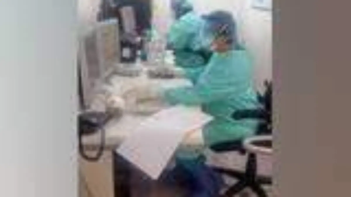 Los pacientes se vienen ahogando