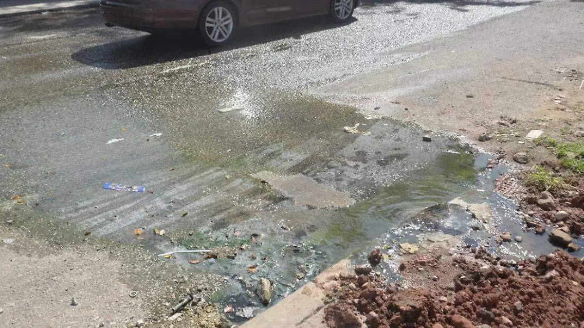 fuga de agua