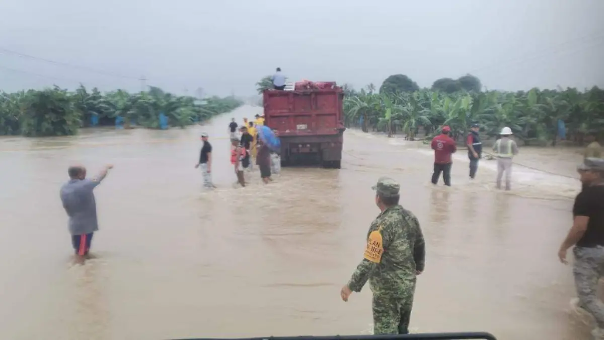 Tabasco hace uso de Fuerzas Armadas para atender a municipios afectados por las lluvias